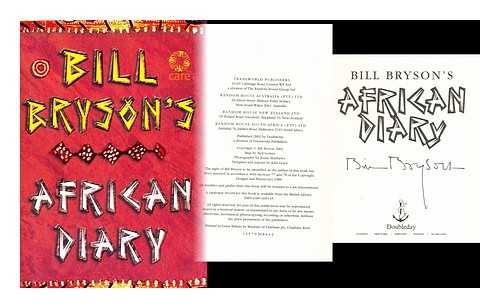 BRYSON, BILL - African diary