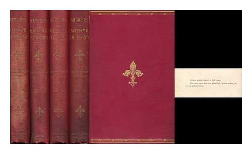 LAMOTHE-LANGON, ETIENNE LEON, BARON DE (1786-1864) - Memoirs of Madame Du Barri / translated from the French, by the translator of 'Vidocq.' - [Complete in 4 volumes]