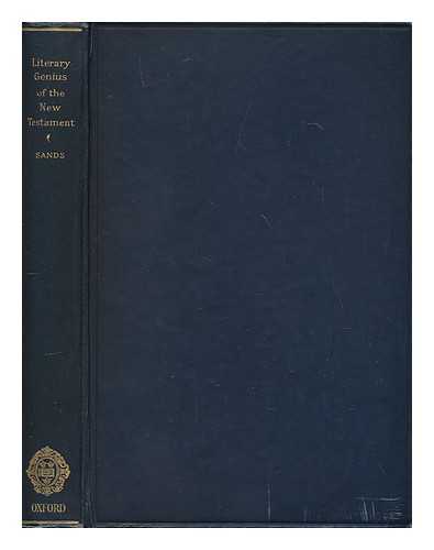 SANDS, P. C. (PERCY COOPER) - Literary genius of the Old Testament