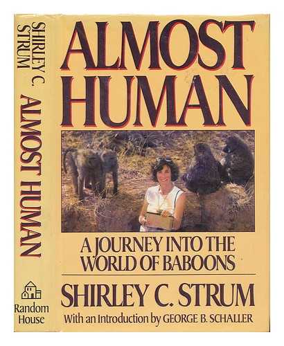 STRUM, SHIRLEY CAROL (1947-) - Almost Human : a Journey Into the World of Baboons : with a New Introduction and Epilogue / Shirley C. Strum ; Illustrations by Deborah Ross