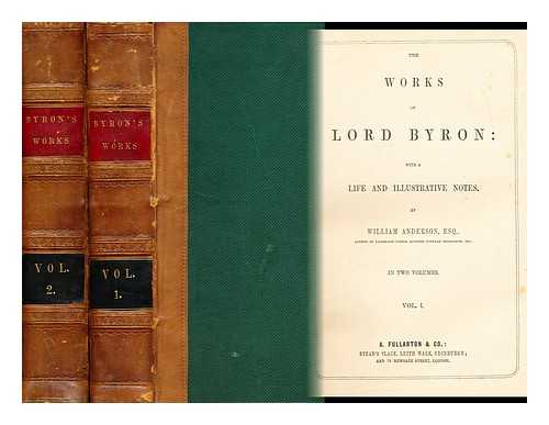 BYRON, GEORGE GORDON BYRON, BARON (1788-1824); FINDEN, E.  (ILLUSTRATOR) - The works of Lord Byron, with a life and illustrative notes