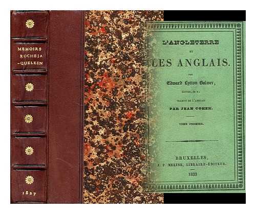 BULWER, LUTTON EDWARD - L'angleterre et Les Anglais [Complete in 2 Vols]