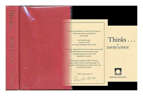 LODGE, DAVID (1935- ) - Thinks - 