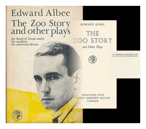 ALBEE, EDWARD - The zoo story and other plays  / Edward Albee