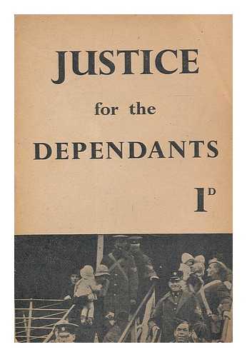NATIONAL COUNCIL FOR DEFENCE OF WOMEN AND CHILDREN (ENGLAND) - Justice for the dependants
