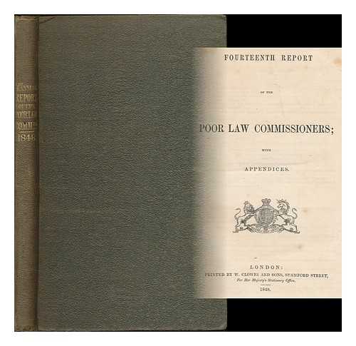 GREAT BRITAIN. PARLIAMENT. HOUSE OF COMMONS - Fourteenth report of the Poor Law Commissioners; with appendices