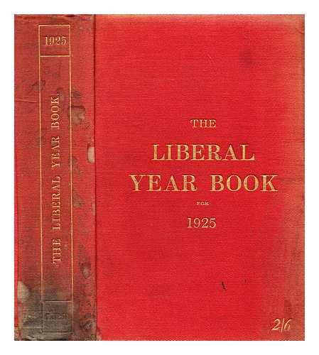 LIBERAL PUBLICATION DEPARTMENT - The Liberal Year Book for 1925