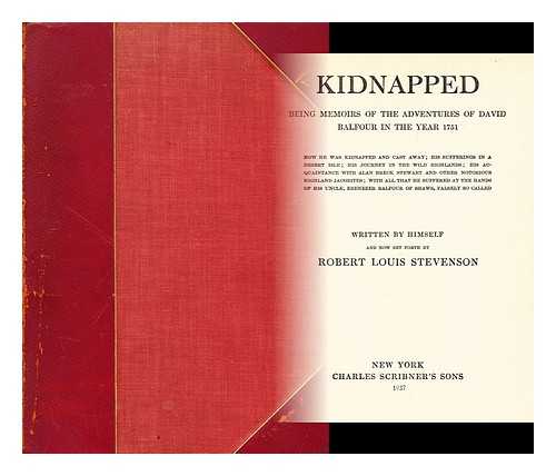 STEVENSON, ROBERT LOUIS; WYETH, N. C. (ILLUS.) - Kidnapped : the adventures of David Balfour