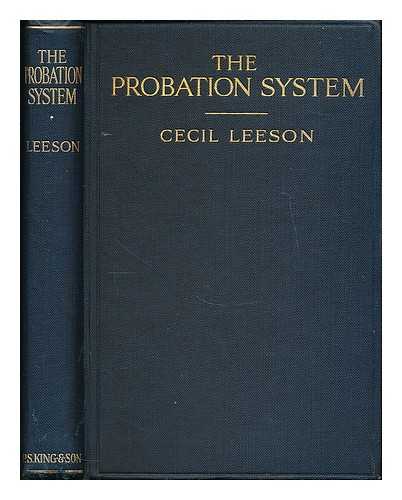 LEESON, CECIL - The probation system