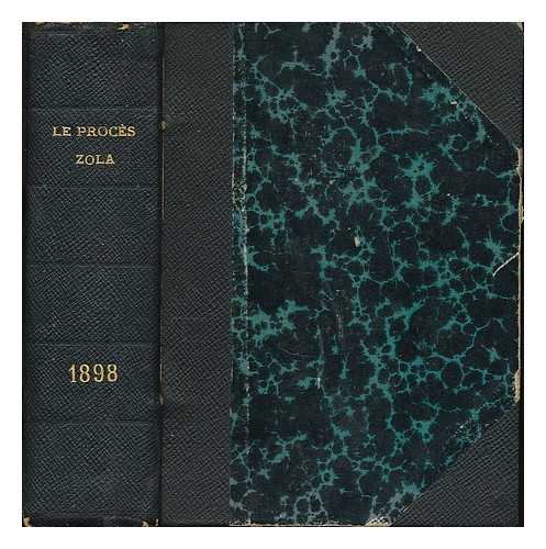 ZOLA, EMILE (1840-1902) - Les lettres de M. Emile Zola et les poursuites : [together with the proceedings in court]