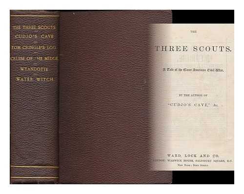 TROWBRIDGE, JOHN TOWNSEND (1827-1916) ; SCOTT, MICHAEL (1789-1835) ; COOPER, JAMES FENIMORE (1789-1851) - The three scouts [bound with] Cudjo's cave [bound with] Tom Cringle's log [bound with] The cruise of the Midge [bound with] Wyandotte; or, the hutted knoll [bound with] The water witch