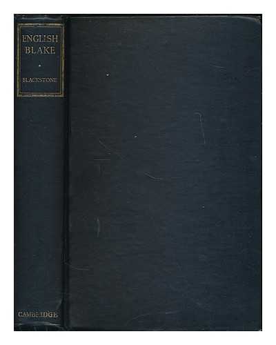 BLACKSTONE, BERNARD (1911- ) - English Blake / Bernard Blackstone