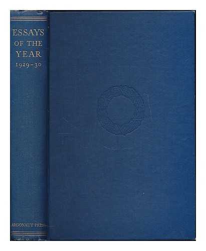 Various Authors - Essays of the year (1929-1930) [edited by F.J.H. Darton]