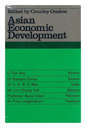 ONSLOW, CRANLEY (ED.) - Asian economic development