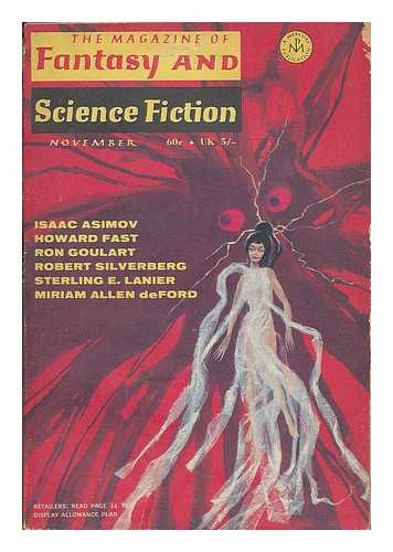 SILVERBERG, ROBERT (1935- ) - After the myths went home / Robert Silverberg [in] The Magazine of Fantasy & Science Fiction ; vol. 37, no. 5, Nov. 1969