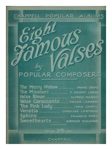 CHAPPELL & CO. - Album of eight famous valses