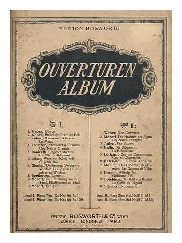 WEBER, MOZART, ROSSINI [ET AL.] - Ouverturen - Album : band - vol. 2