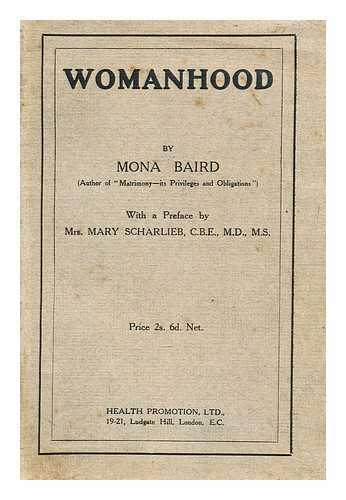 BAIRD, MONA - Womanhood