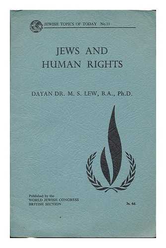 LEW, M. S. (MYER S.) - Jews and human rights