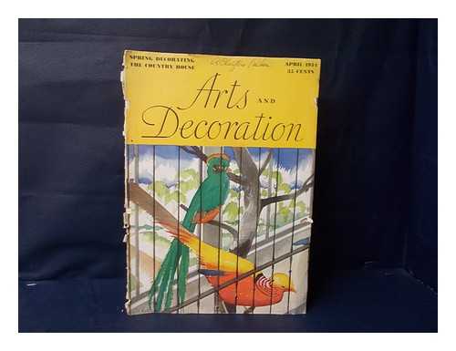 HANRAHAN, JOHN - Arts & decoration : April 1934 / John Hanrahan, publisher
