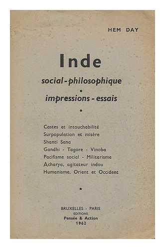 VARIOUS - Inde social-philosophique