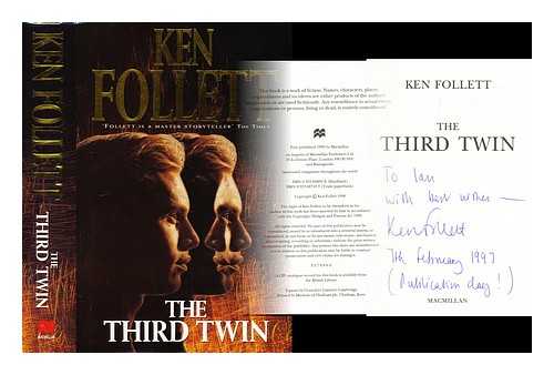 FOLLETT, KEN (1949-?) - The third twin / Ken Follett