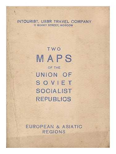 INTOURIST, USSR TRAVEL COMPANY - Two maps of the Union of Soviet Socialist Republics