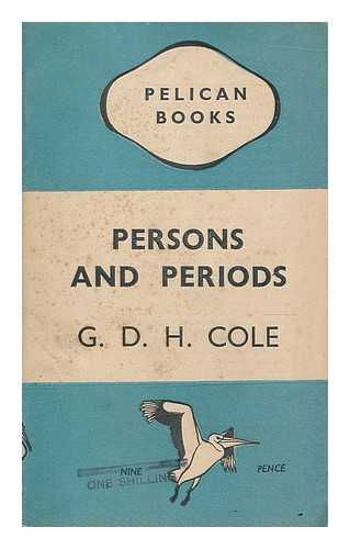 COLE, GEORGE DOUGLAS HOWARD (1889-1959) - Persons and periods : studies