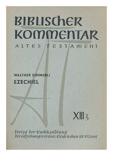 ZIMMERLI, WALTHER (1907-) - Ezechiel : XIII3