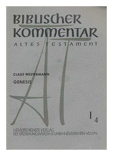 WESTERMANN, CLAUS - Genesis / Claus Westermann