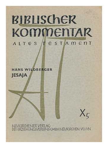 WILDBERGER, HANS (1910-) - Jesaja