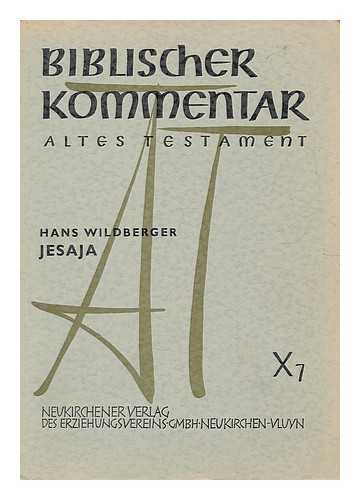 WILDBERGER, HANS (1910-) - Jesaja