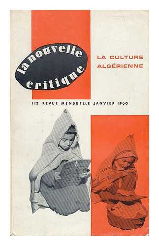 REVUE MENSUELLE - La culture Algerienne