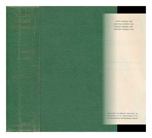 WALMSLEY, R. CHARLES (RONALD CHARLES) - Rural estate management : a compendium at the service of agricultural landowners, practising land agents, and students for the profession in England and Wales