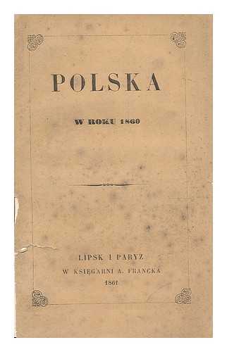 ANON - Polska w roku 1860