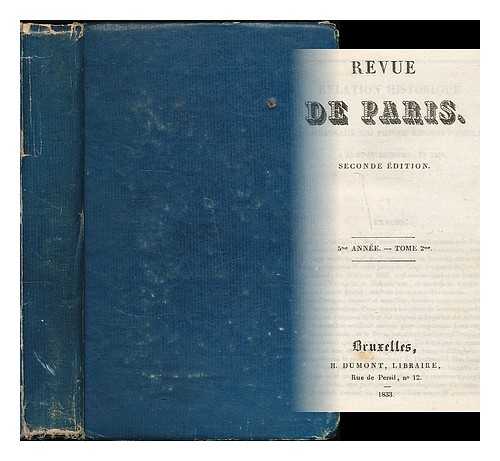 Gozlan, Leon (1803-1866) [et al.] - Revue de Paris : seconde edition : 5me annee - tome 2