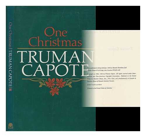 CAPOTE, TRUMAN (1924-1984) - One Christmas / Truman Capote