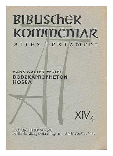 NOTH, MARTIN (1902-1968). THIEL, WINFRIED. HARTENSTEIN, FRIEDHELM - Biblischer Kommentar : Altes Testament. Konige, IX, 4 / Martin Noth