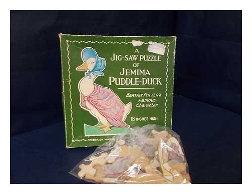 POTTER, BEATRIX (1866-1943) - Jigsaw puzzle of Jemima Puddle-Duck - Beatrix Potter's famous character