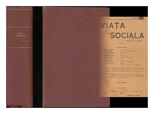 COCEA, N. D. [DIRECTOR] - Viata sociala : 1910, Anul 1, Februarie-Decembrie -- 1911, anul 2, Januarie-Februarie [Language: Romanian]