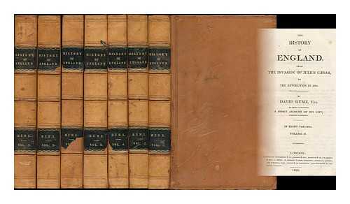 HUME, DAVID (1711-1776) - The history of England, from the invasion of Julius Caesar, to the revolution in 1688