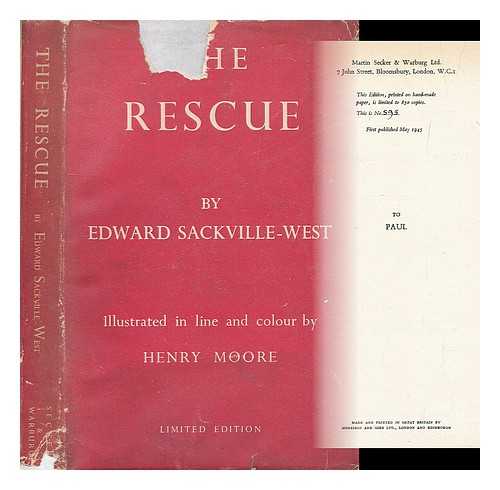 SACKVILLE-WEST, EDWARD, HON. (1901-1965) MOORE, HENRY (1898-1986) (ILLUS.) - The rescue : a melodrama for broadcasting based on Homer's Odyssey