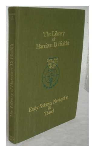 SOTHEBY & CO. (LONDON, ENGLAND) - The celebrated library of Harrison D. Horblit Esq, removed from Ridgefield, Connecticut : part 1 (2 days; all published). Early science, navigation & travel including Americana, with a few medical books. A-C