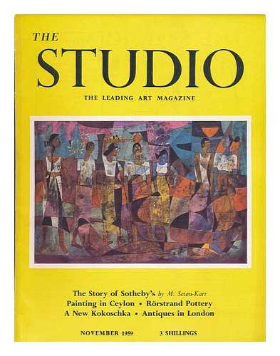 THE STUDIO, LONDON - The Studio : the leading art magazine : November 1959, vol. 158, no. 799