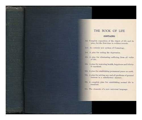 Anonymous - The Book of Life = Le Livre De La Vie