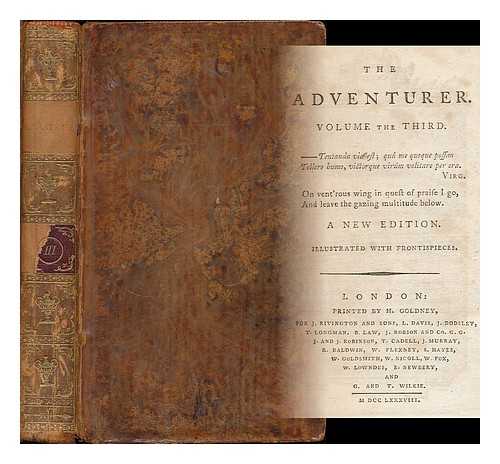 JOHNSON, SAMUEL (1649-1703) [ET AL.] - The adventurer. Volume the third
