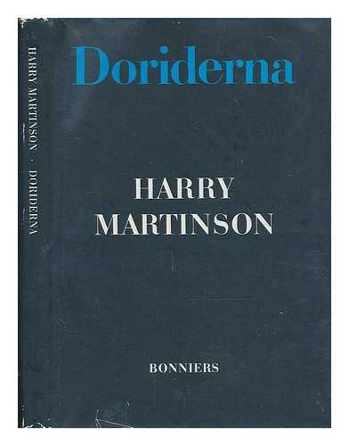 MARTINSON, HARRY (1904-1978) - Doriderna : efterlamnade dikter och prosastycken / Harry Martinson ; i urval och med foretal av Tord Hal [Language: Swedish]