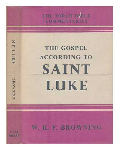 FLENDER, HELMUT - St. Luke: theologian of redemptive history / translated [from the German] by Reginald H. and Ilse Fuller