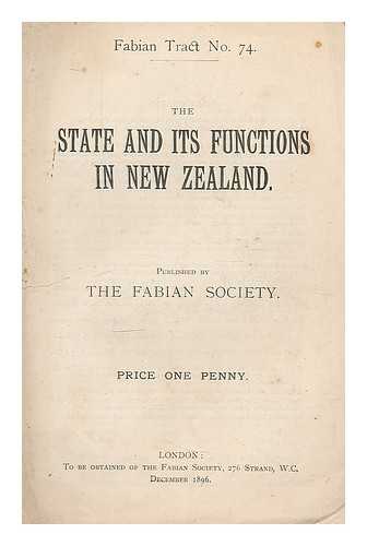 FABIAN SOCIETY, LONDON - The state and its functions in New Zealand