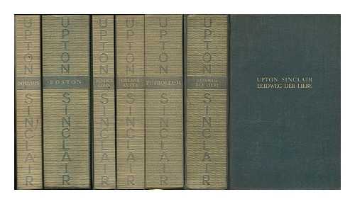 SINCLAIR, UPTON (1878-1968) (EDITOR) - Gesammelte Werke in Einzelausgaben / Upton Sinclair [incomplete set, 6 volumes: 4, 8-11 & 13]